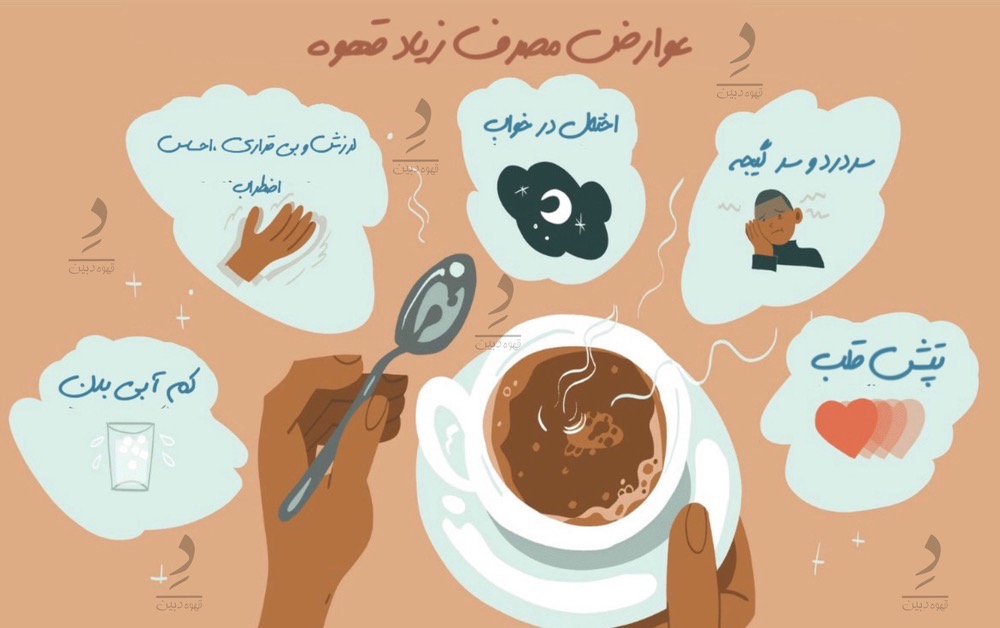 مضرات قهوه برای قلب